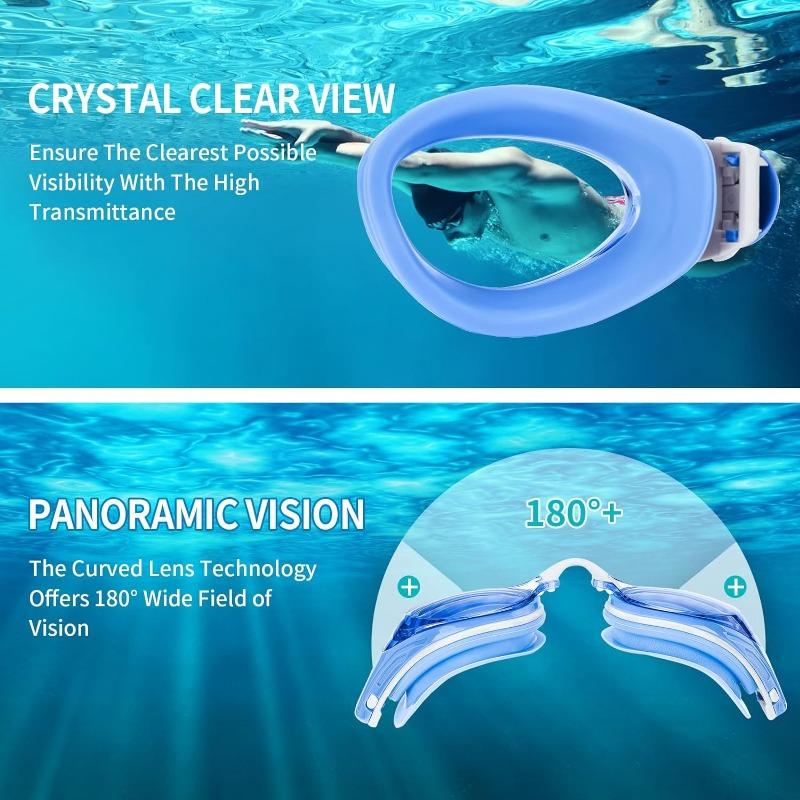 Yüzme Gözlüğü Erkek ve Kadın Silikon Yüzme Spor Gözlüğü