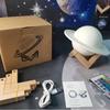 Saturn LED Night Light - USB Rechargeable Planetary Ornament for Atmosphere & Qixi Festival Gift