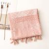 Fashion Luxury Women Dot Viscose Scarf Ventilate Designer Shawl Cotton Linen Tassel Pashmina Muslim Hijab Wrap Floral