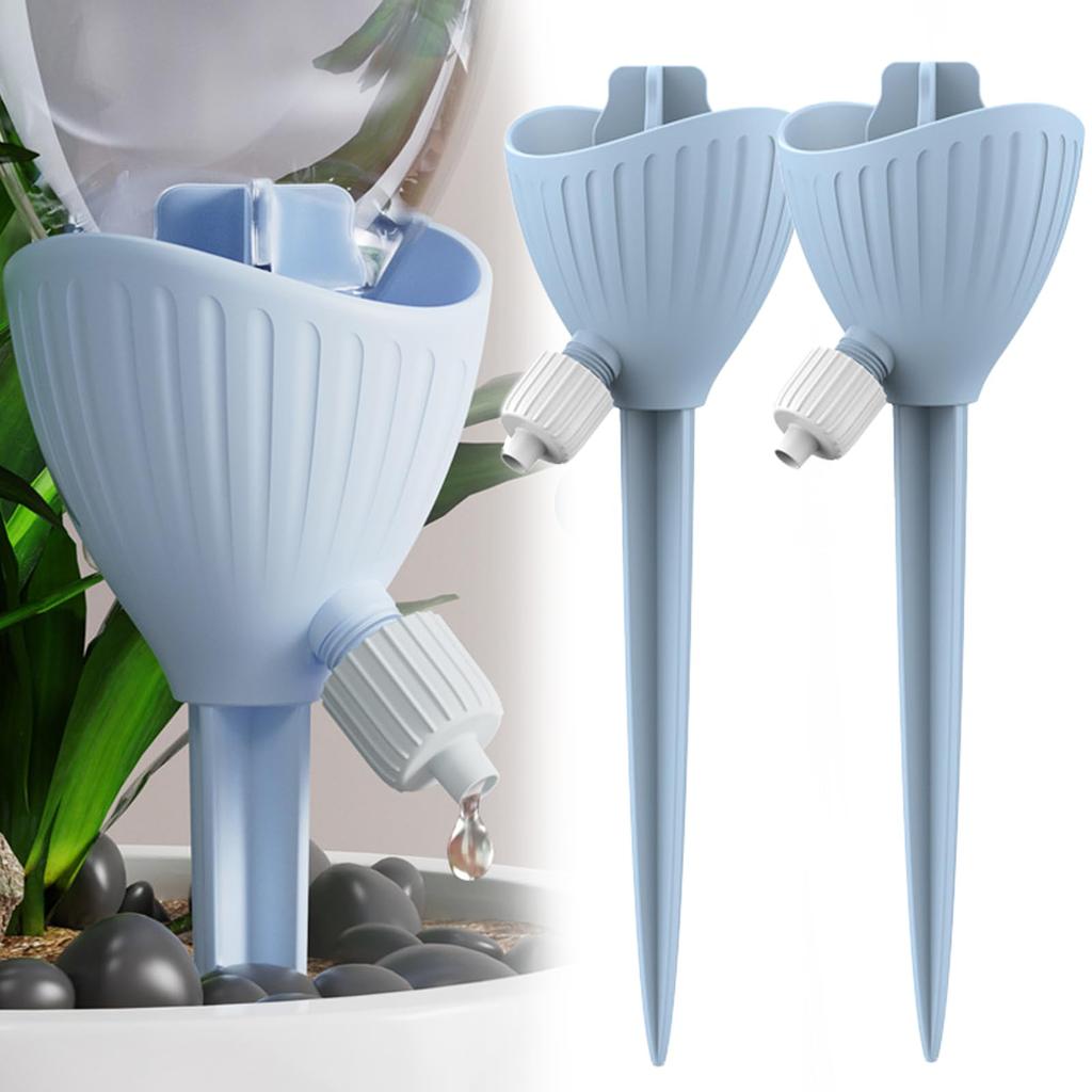 Adjustable Flow Lazy Flowerpot Automatic Potted Plant Watering Device Drip Water Switch Control Irrigation System Water Dropper