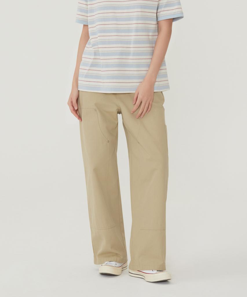 COVERNAT WOMAN Carpenter Work Pants Khaki