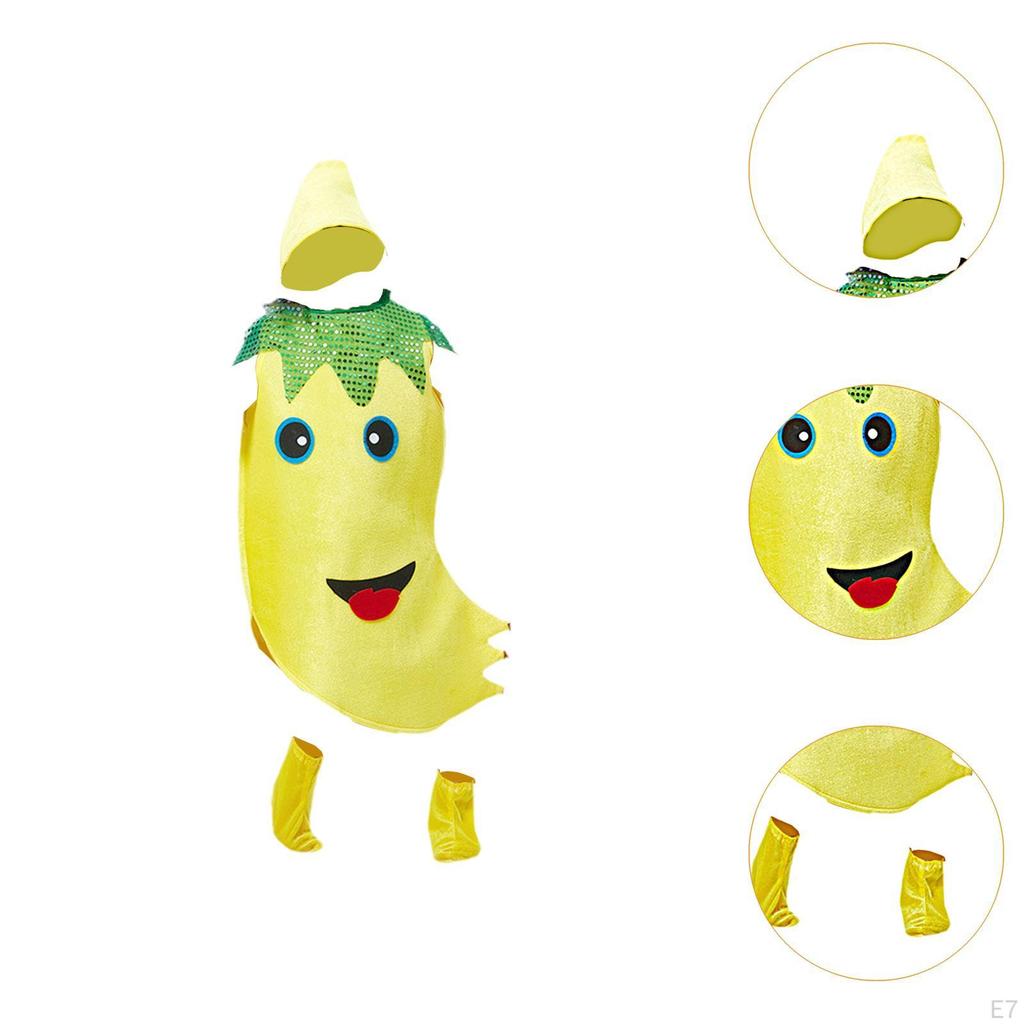 Kinderkostümset mit Obstmotiv für Halloweenspaß