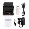 80mm USB+LAN Receipt Printer POS Printer with Auto Cutter Desktop Direct Thermal Printing Compatible with Support ESC