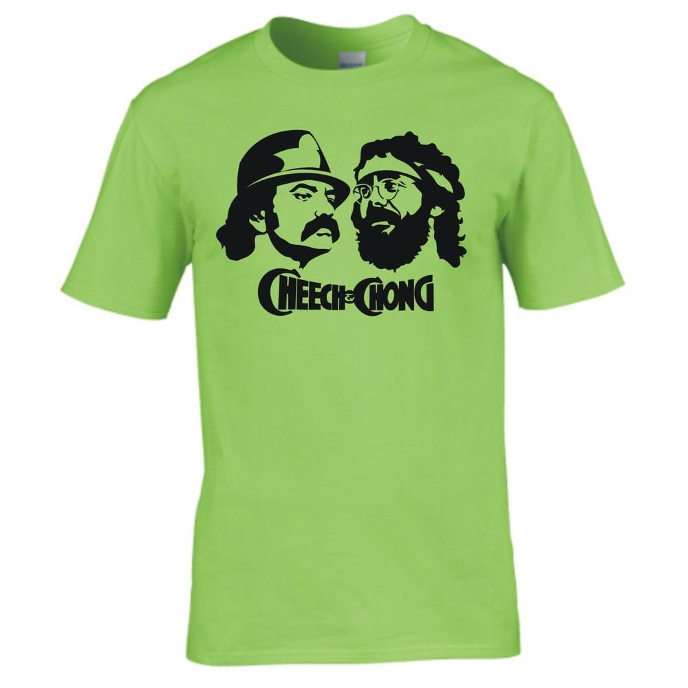 T-shirt Ispirata ai Volti di Cheech Chong
