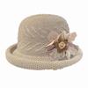 Breathable Straw Bucket Hats Dome Woven Basket Hat New Sunshade Cap  for Women