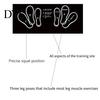 Cushioned Squat Pad Training Mat Beginner Step Positions Knee Leg Hip Muscle Targeting Kettlebell Weightlifting Fitness Auxiliary Workout Equipment