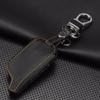 Jingyuqin 4 Buttons Leather Key Cover Case X5 For Russian Version Vehicle Security Two Way Car Alarm System TOMAHAWK X5 Keychain