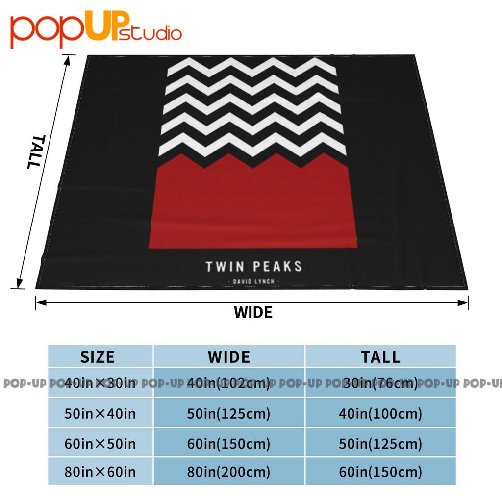 Twin Peaks David Lynch Maglietta Coperta Ultra-Morbida Trapunta Copertura Invernale per Divano Copriletti