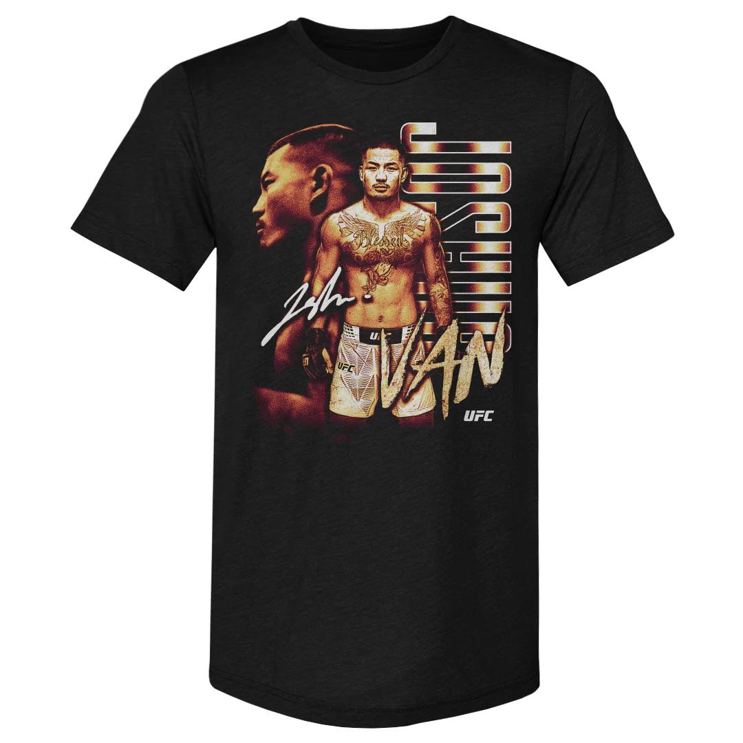 

2026 Summer UFC Joshua Van Fighting Graphic Tshirt Women Sports Cotton Short Sleeve Loose Leisure Fitness Shirt Unisex S