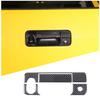 Carbon Fiber Rear Tailgate Handle Trim Cover Sticker For Toyot Tundra 2007-2013