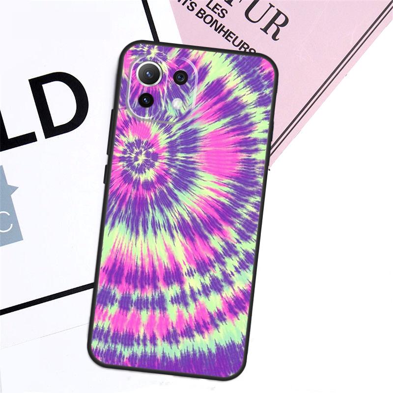 Rainbow Spiral Tie Dye Case For Xiaomi 17 Pro Max 14 15 Ultra 13T 14T 15T Pro POCO F8 F7 F5 F6 X5 X6 X7 Pro Cover