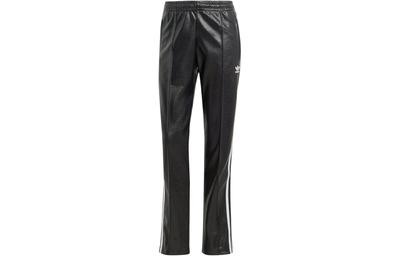 Originals Premium Faux Leather SST Luxe Sports Pants Women's Black IY2913
