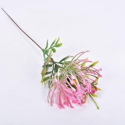 10 PCS Artificial Protea Cynaroides UV Resistant Fake Plastic Floral Bouquets Fake Flower Table Centerpieces Home Indoor Outdoor Decor