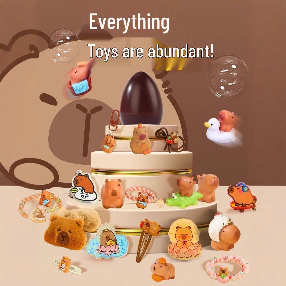 Золотое Разбитое Яйцо Капибара Игрушка-сюрприз для Детей - Новинка 2025