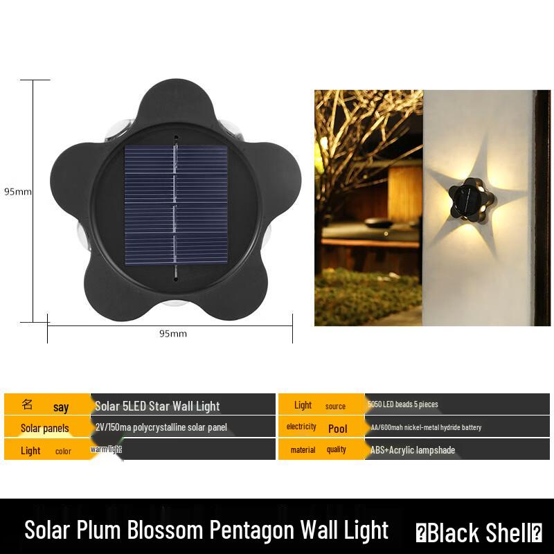 Solar-Gartenwegleuchte für den Außenbereich