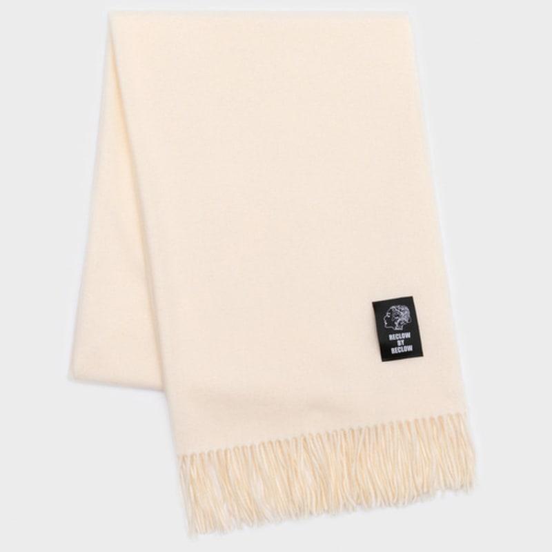 RECLOW Plain Muffler Ivory