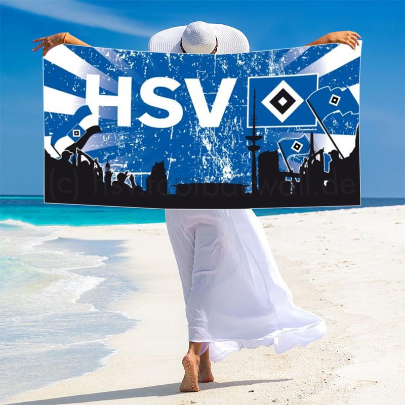 Hsv Bilder Print Beach Towel, Large Soft Quick Dry Towel for Beach Camping Swimming