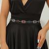 Metal Rhinestone Belly Belts Colorful Y2K Waistband Retro Women Waist Chain  Decorative Jeans