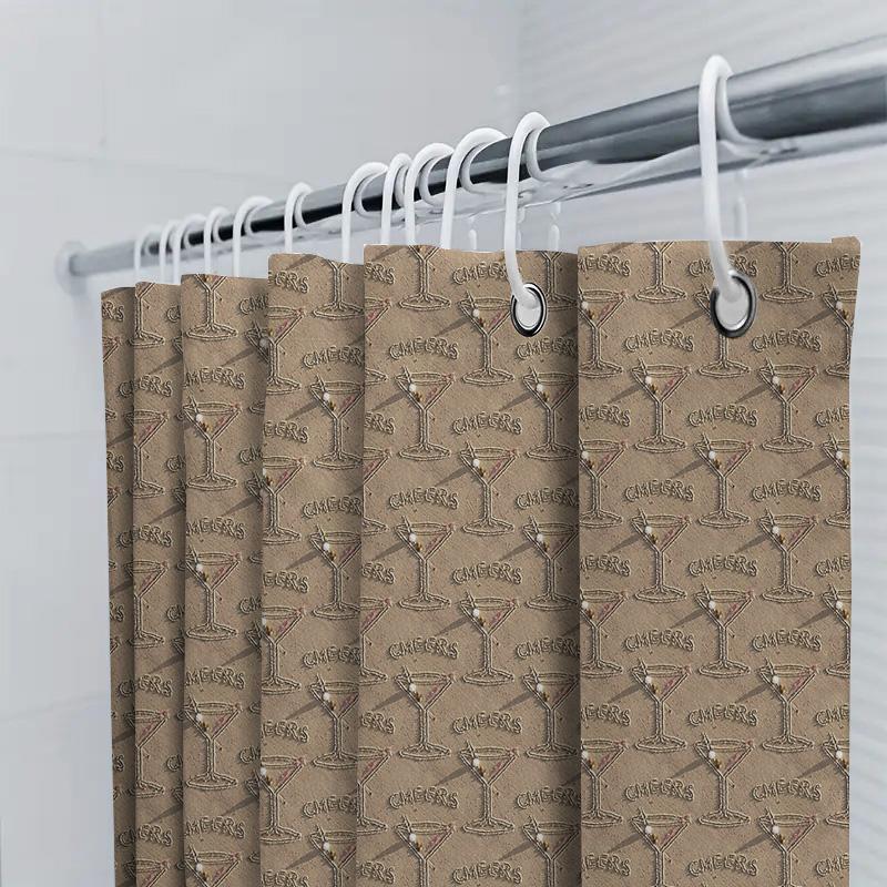 Shower Curtain Set Waterproof Farmhouse Floral Pattern Bathroom Decor Fabric Backdrop Vintage Country Chic Home Decor