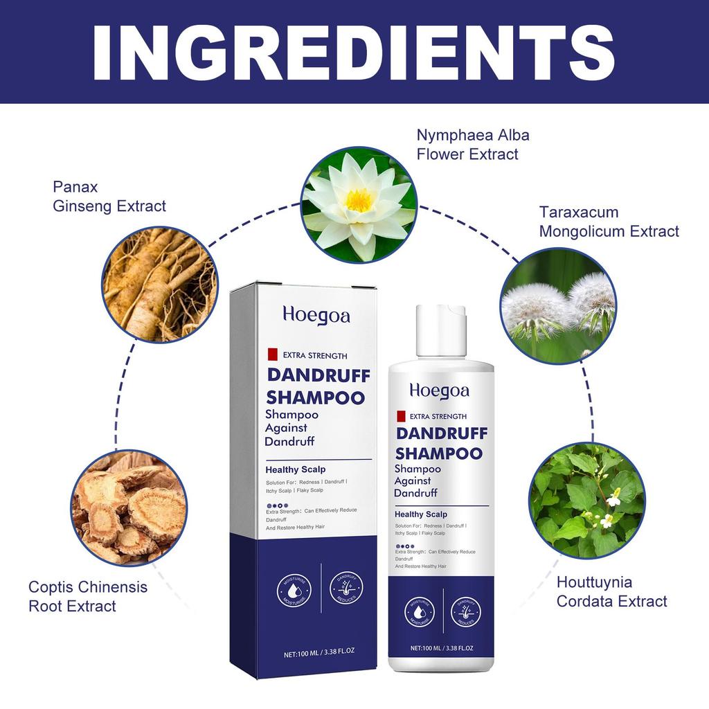 Hoegoa folliculitis shampoo, anti-hair loss, deep cleansing, strong hair, solid hair, dense hair care shampoo