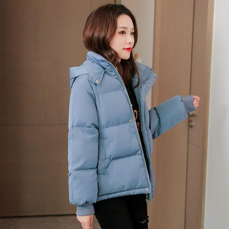 Gepolsterte Jacke im Westernstil für Damen, lockere, dick gepolsterte Winterjacke, Brotjacke im Hongkong-Stil