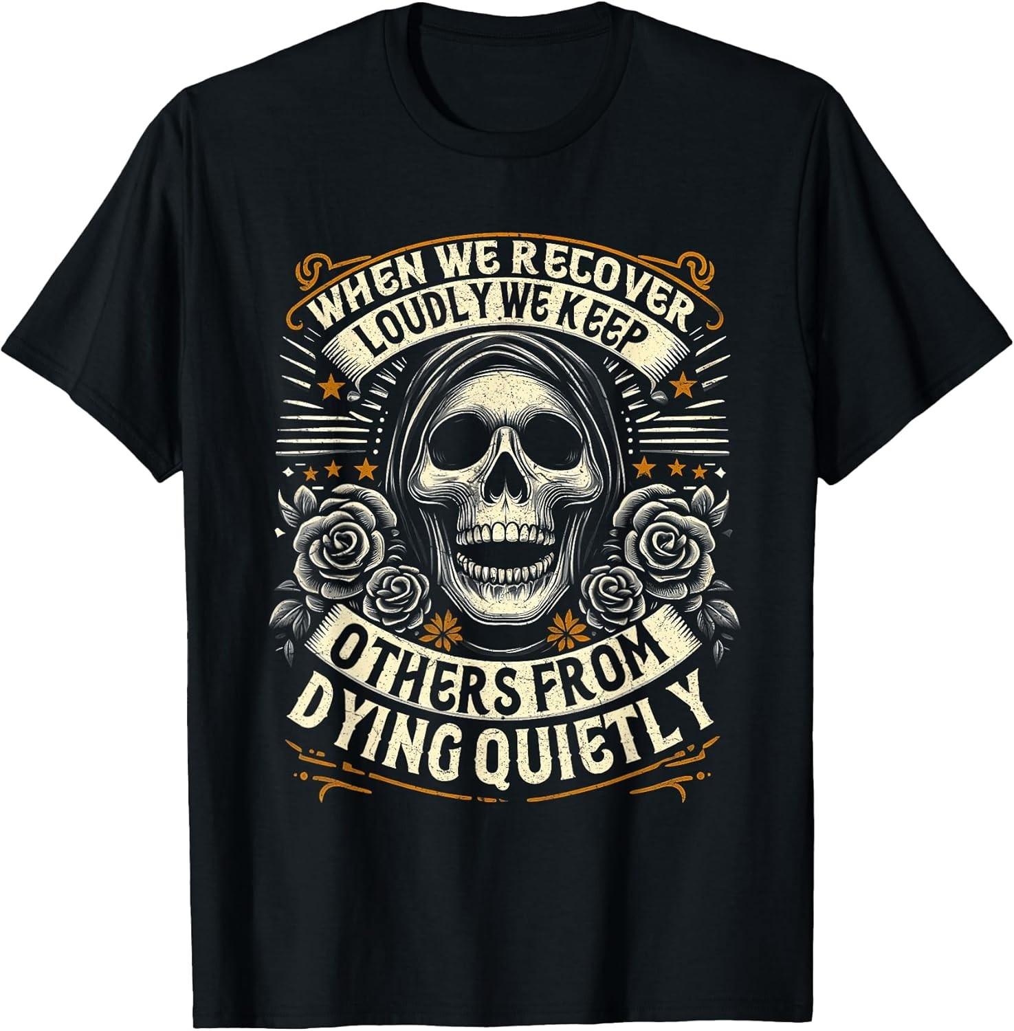 Retro Addiction Recovery Na Sobriety Unisex Cotton Tee S-3XL L
