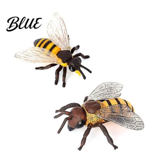 Modello Ape Texture Chiara Aspetto Realistico Vivace PVC Simulazione Calabrone Miniatura Ape del Miele Animale