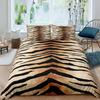 3D Print Leopard Bedding Set Queen King Soft Bedclothes Twin Bohemian Print Duvet Cover With Pillowcase Polyester Quilt Cover