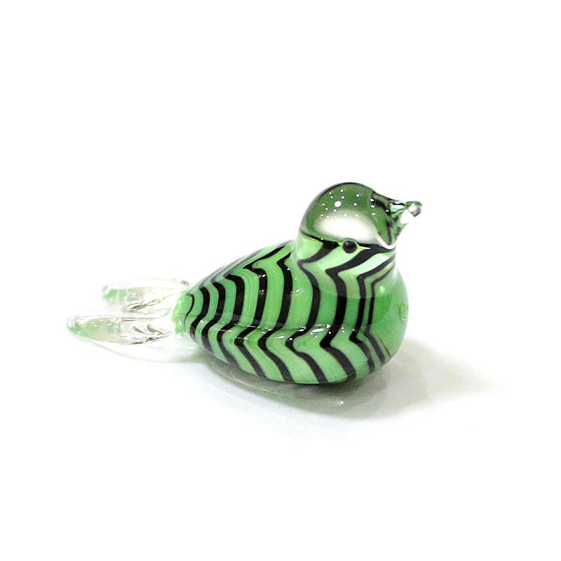 Miniature Murano Glass Bird Decorative Figurine Japan Style Home Fairy Garden Decor Accessories Lovely Handmade Animal Ornaments