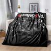 R-Resident Evil Game Gamer Soft Plush Blanket Leon Ada Red Umbrella Blanket for Living Room Bedroom Bed Sofa Picnic Office Cover