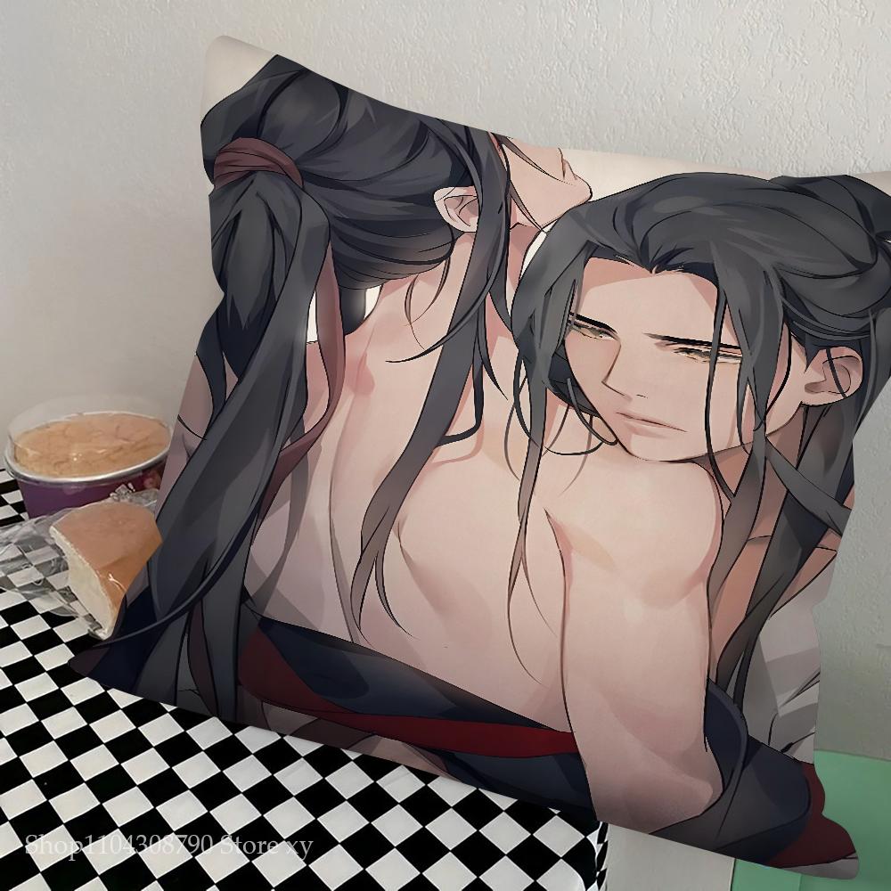 Anime Grandmaster Mo Dao Zu Shi MDZS Pillow Bedroom Sofa Leisure Comfort Cushion Car Living Room Home Decoration