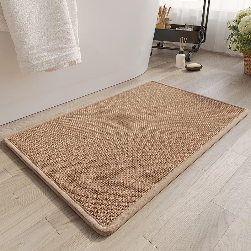 Bathroom Floor Mat, Toilet Absorbent Mat, Toilet Door Non-Slip Mat, Toilet Door Mat, Quick-Drying Carpet
