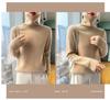 Women's Cashmere High-Neck Sweater, 2025 Style: Thickened Saddle Shoulder, High-End Fashion, Loose Fit
