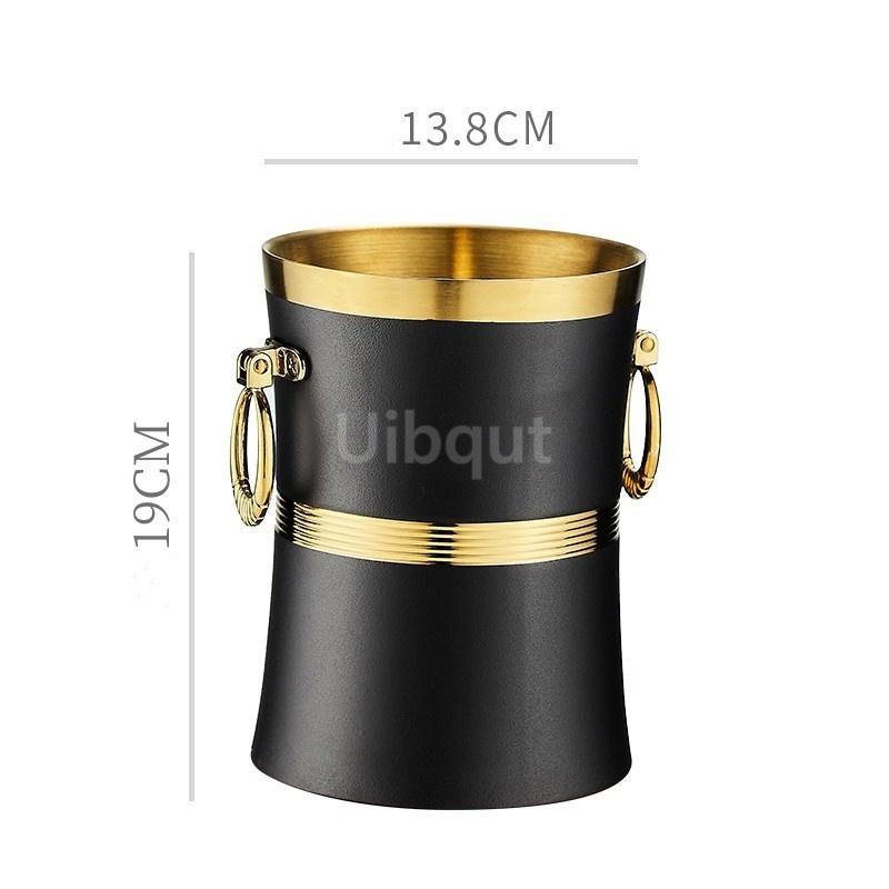 Commercial bar KTV dedicated ice bucket Creative Beer and Red Wine Champagne Bucket Stainless steel ice bucket beer cooler
