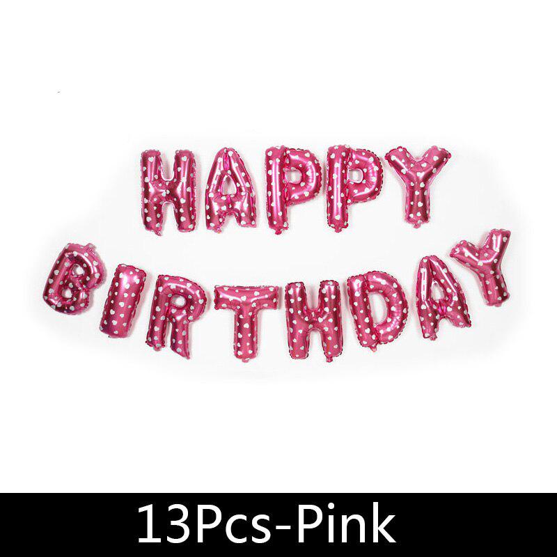 

Воздушные шары в форме буквы «С Днем Рождения», 13 шт./лот, 16-дюймовый декоративный воздушный шар