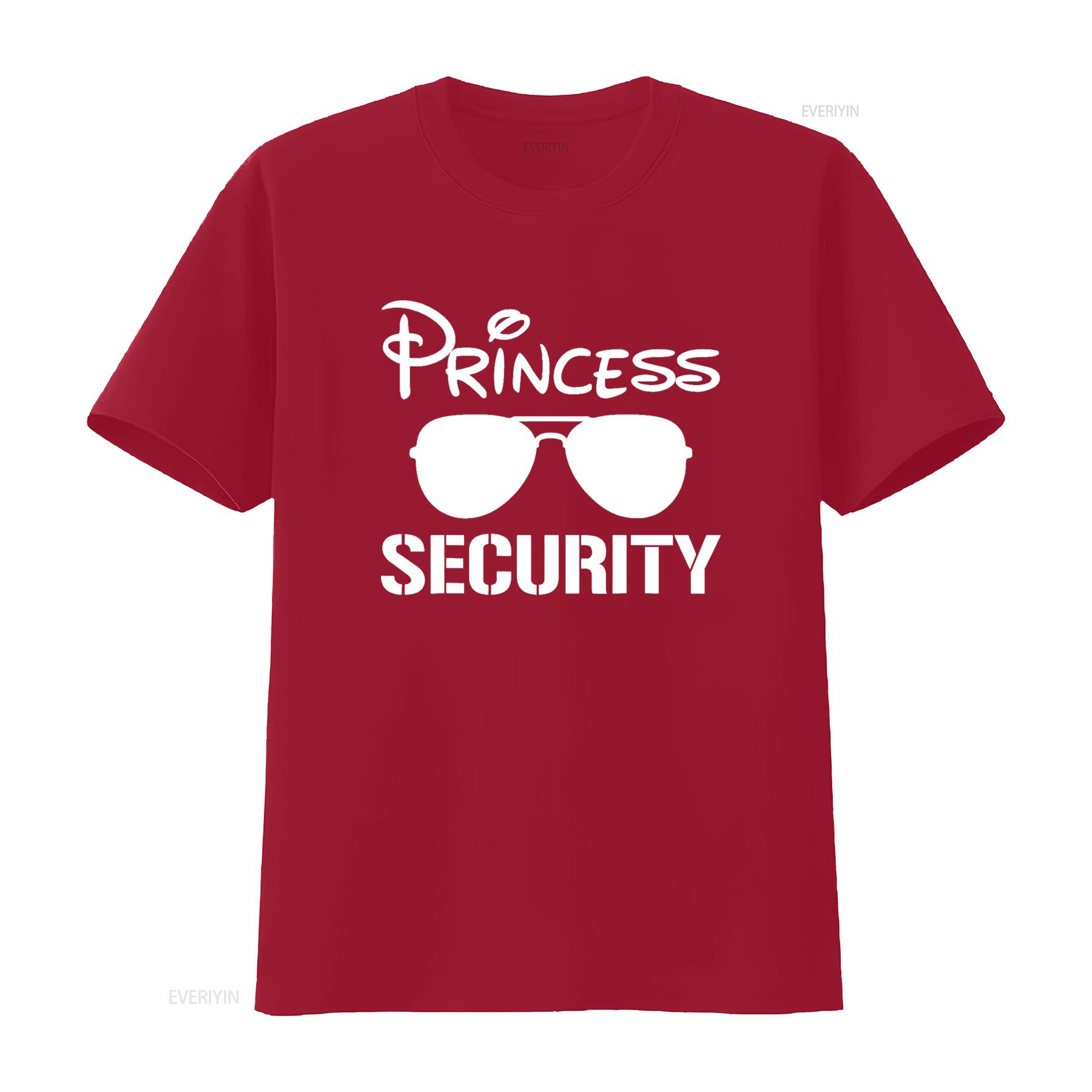 Princess Security Funny Birthday Halloween Party design T Shirt vintage Washed Soft Unisex streetwear Casual Stylish S