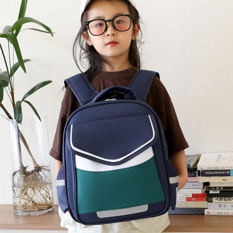 Gender Neutral Oxford Cloth School Backpack With Waterproof Features For First And Second Graders