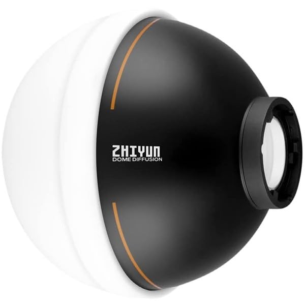 Regular Warranty ZHIYUN Lighting Accessory Mini Dome Diffuser EX1H03 Made of Silicone for ZY Mount [Domestic Product]