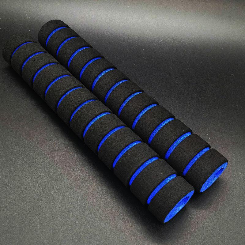 1 pár 22 cm dlouhé vybavení pro domácí cvičení hrazda úchopy houbová pěna rukojeť hrazda posilovna fitness hrazda na shyby příslušenství