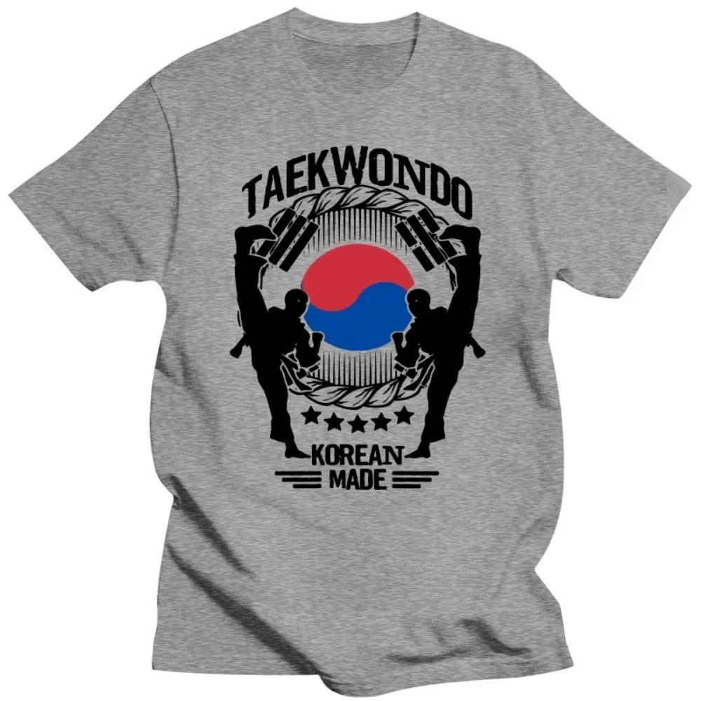 Funny Taekwondo Yin Yang Korea Martial Art T Shirts Graphic Cotton Streetwear Short Sleeve Birthday Gifts Summer Style T-shirt