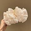 Damen Elegant Groß Chiffon Seide Haarspangen Perle Netz Blase Haarspangen für Dickes Dünnes Haar