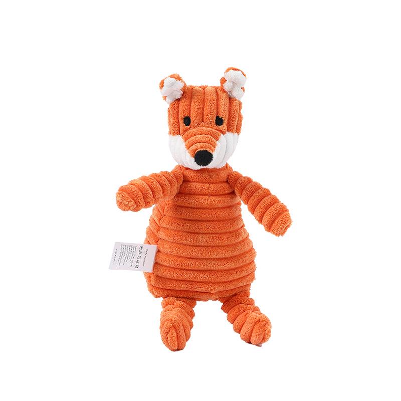 Plush Pizza Dog Toy: Bite-Resistant, Self-Play Molar Reliever for Small & Medium Dogs