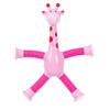 Suction Cup Giraffe Robot Stretch Toy - Morphing Educational Extendable Tube Toy for Kids (No Lights)