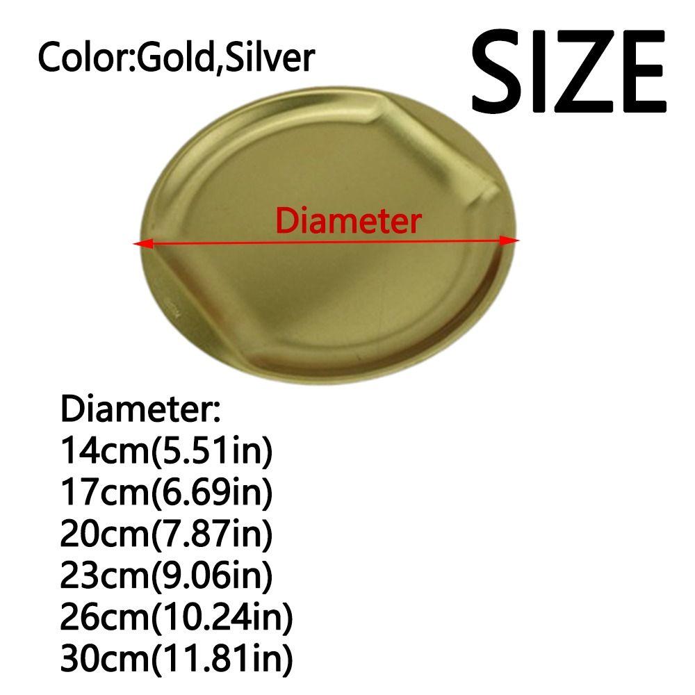 Portable Fruit Plate 304 Stainless Steel Condiment Serving Tray Dessert Plate Tableware Supplies