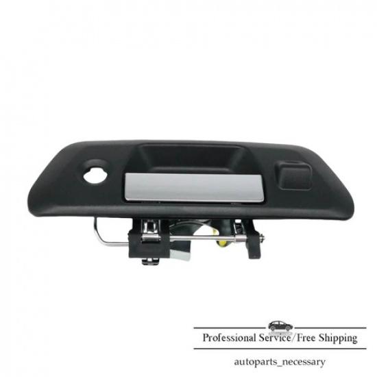 Rear Tailgate Handle W Key+Camera Hole Black For Nissan Navara D23 NP300 2015-21