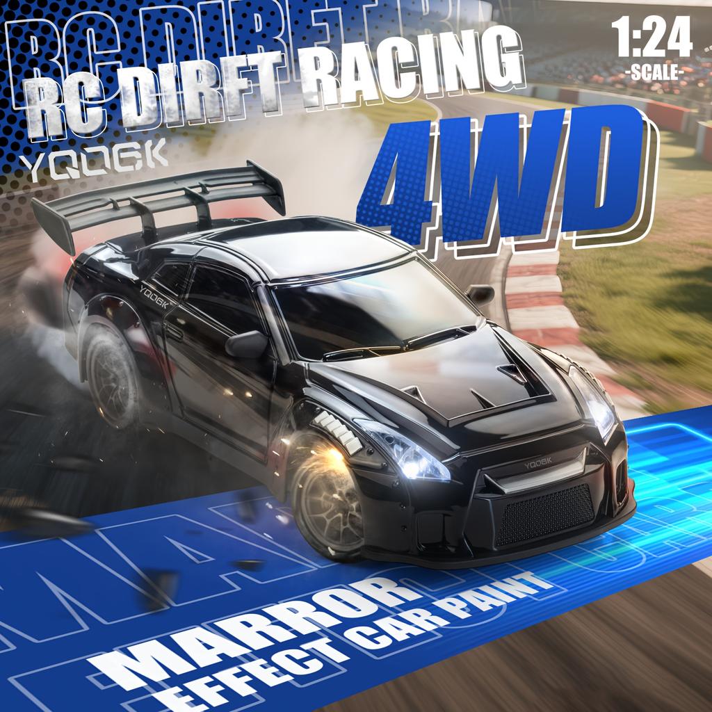 1: 24 Scale Speed 4WD RC Drift Remote Control Car 2.4G RC Racing Car Children Electric Toy For Boys Kids Christmas Gift