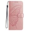For Honor 400 5G (Global) Case Butterfly Imprinted Wallet Stand PU Leather Flip Phone Cover with Strap