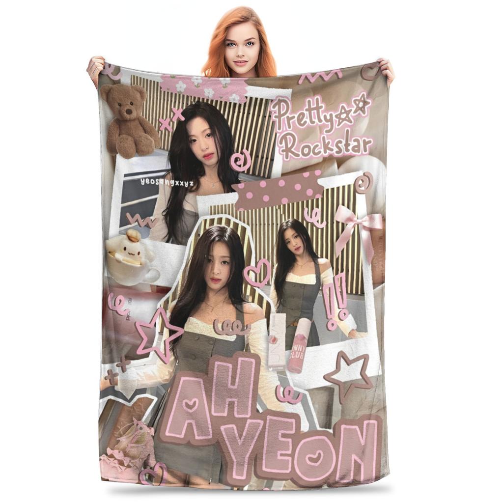 Babymonsters KPOP Flanellen Deken Geweldige Plaid Dekens voor Thuis 200x150cm Spreien,