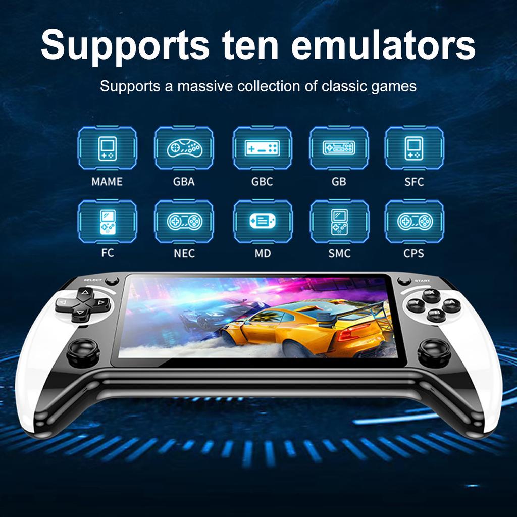 New X9 Handheld Game Console with 20000+ Games Retro Gaming Console 5.5 Inch Screen Type-C Charging Handheld Video Game Console