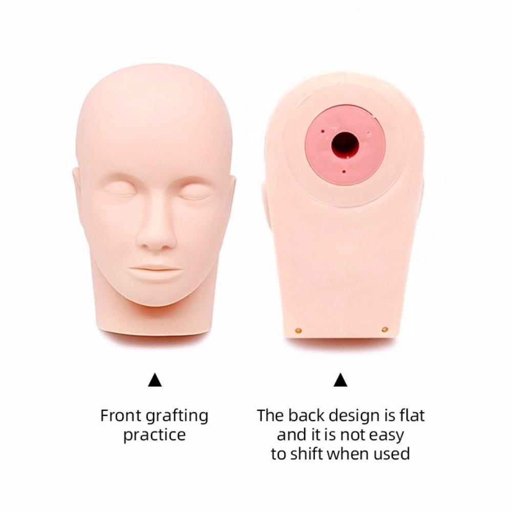 Practice Mannequin Makeup Practice Head 1PC Lash Training Mannequin  For Makeup Artists